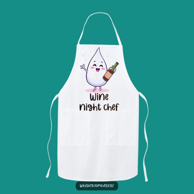 Funny Water & Wine Apron: Dance in the Kitchen, Ideal Funny Gift