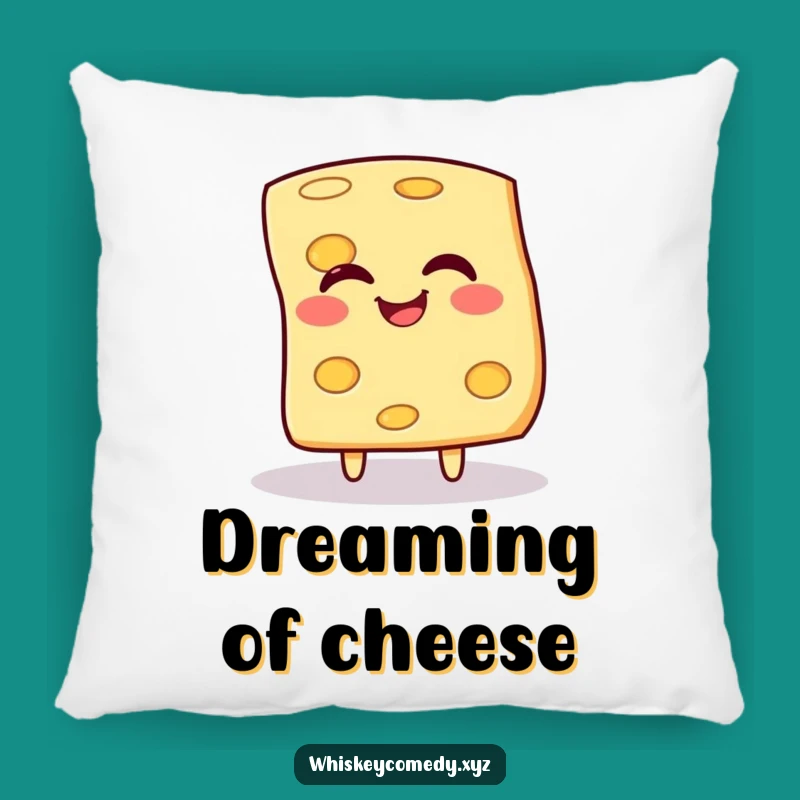 Funny Cheese Pillow: Cozy Giggling Spin, The Ultimate Funny Gift!