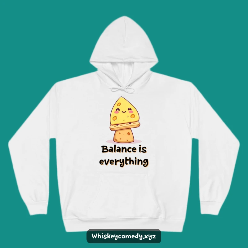 Funny Cheese Wedge Hoodie: Stay Cozy While Balancing Humor