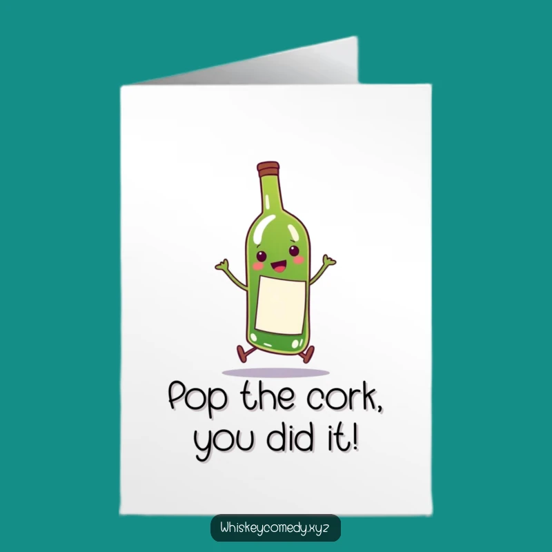 Free Printable Wine Congrats Card: Funny Skip Download!