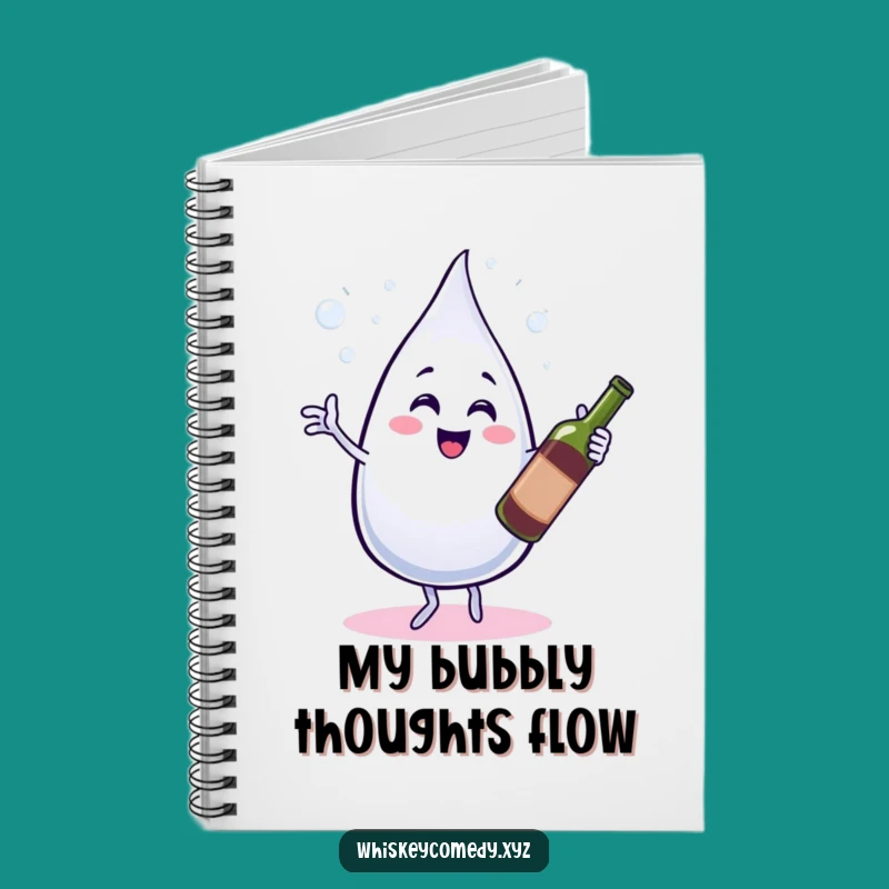 Funny Water & Wine Notebook: Jot Down Fun Ideas, Perfect Funny Gift!