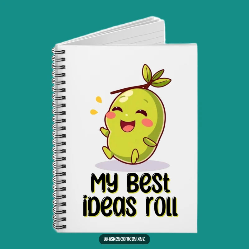 Funny Giggling Olive Rolling Notebook - Hilarious Diary for Jotting Fun